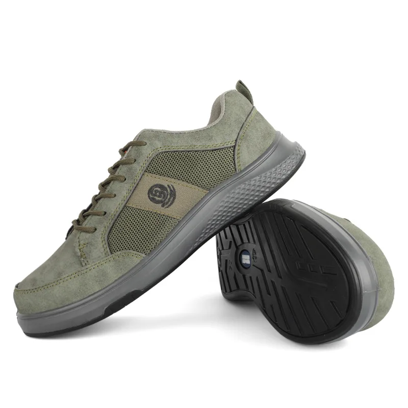 أحذية تأمين العمل الموصلة المضادة للكهرباء الساكنة، أحذية عمل مضادة للتحطيم ومضادة للثقب مخصصة لورشة عمل خالية من الغبار