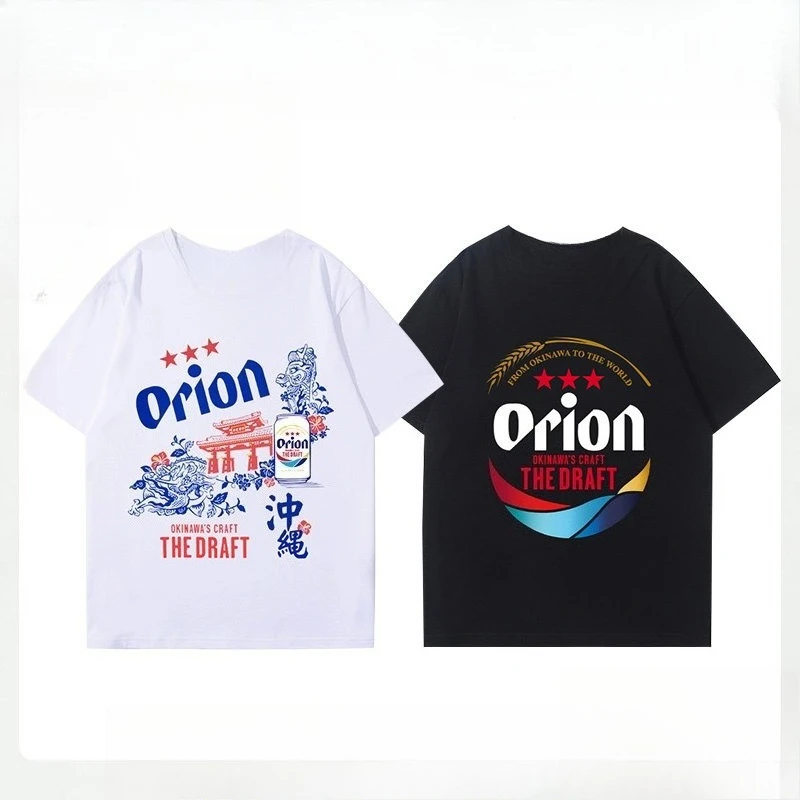 Camiseta de verano de algodón puro para hombre Orion Okinawa Beer 2026, cómoda y de alta calidad, estilo Y2K, la elección de los amantes del alcohol