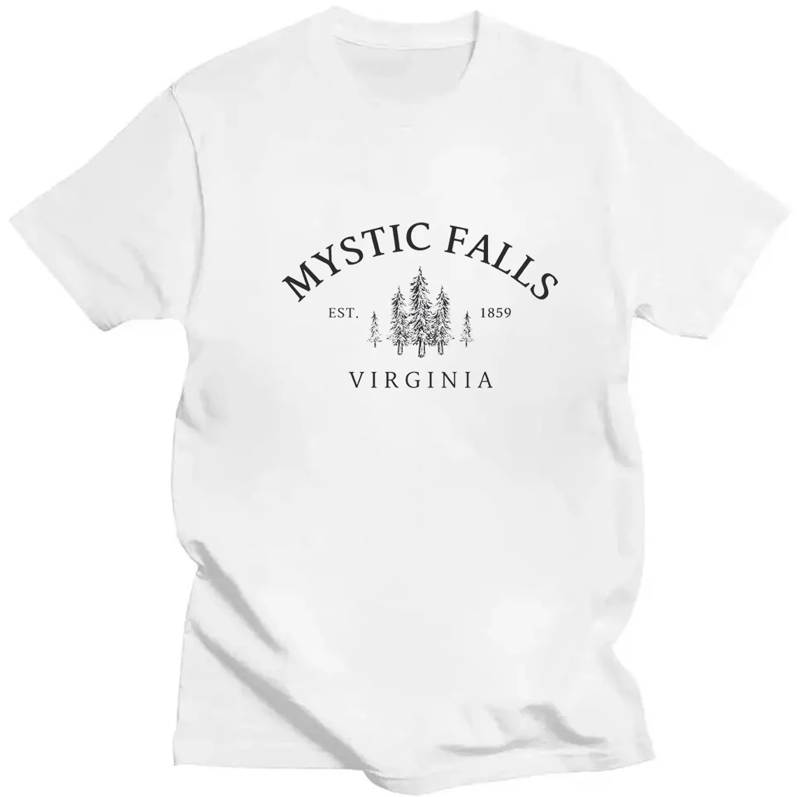 Mystic Falls Virginia Unisex Shirt The Vampire Diaries T-Shirt TVD Merch Top The Vampire Fan shirt College Style Salvatores Tee