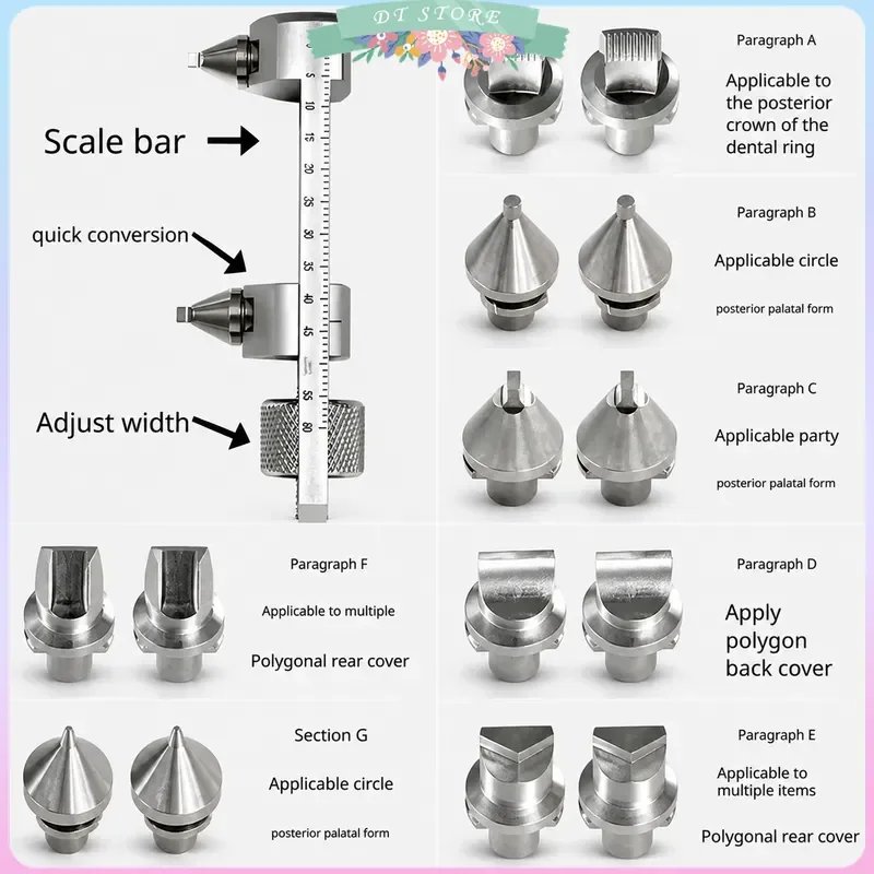 Multi-Function Two-Claw Watch Case Back Opener Tool for Removing Polygonal Screw Down Covers Watchmaker Repair Kit