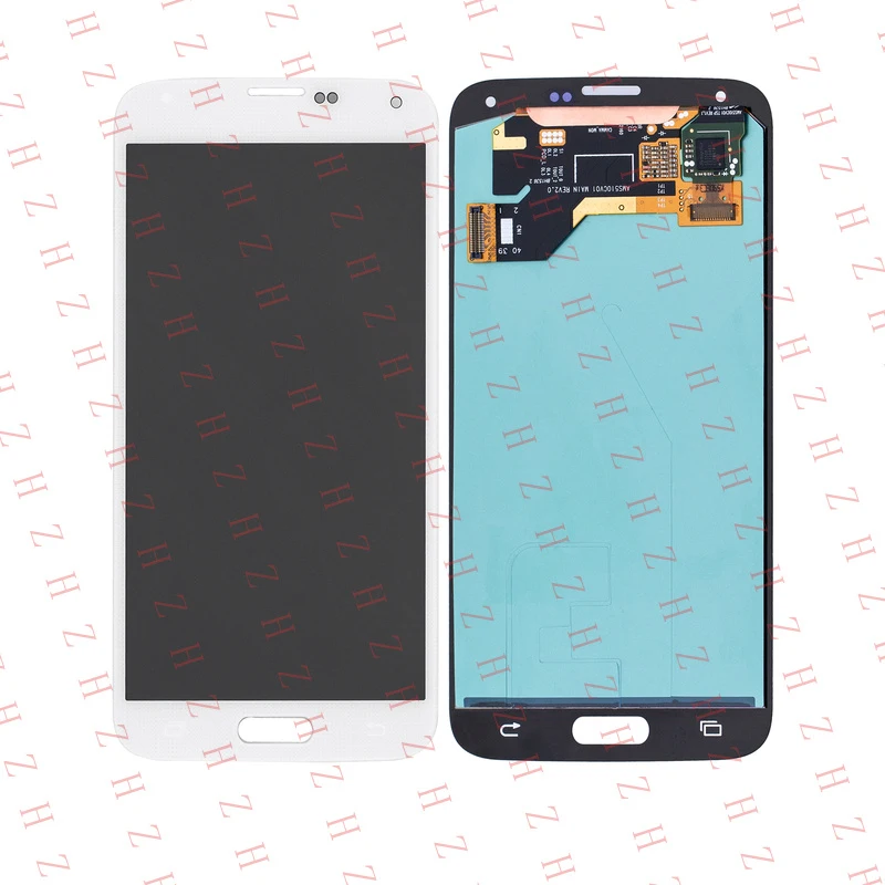 Сменный OLED-дисплей U+ без рамки, совместимый с Samsung Galaxy S5, белый