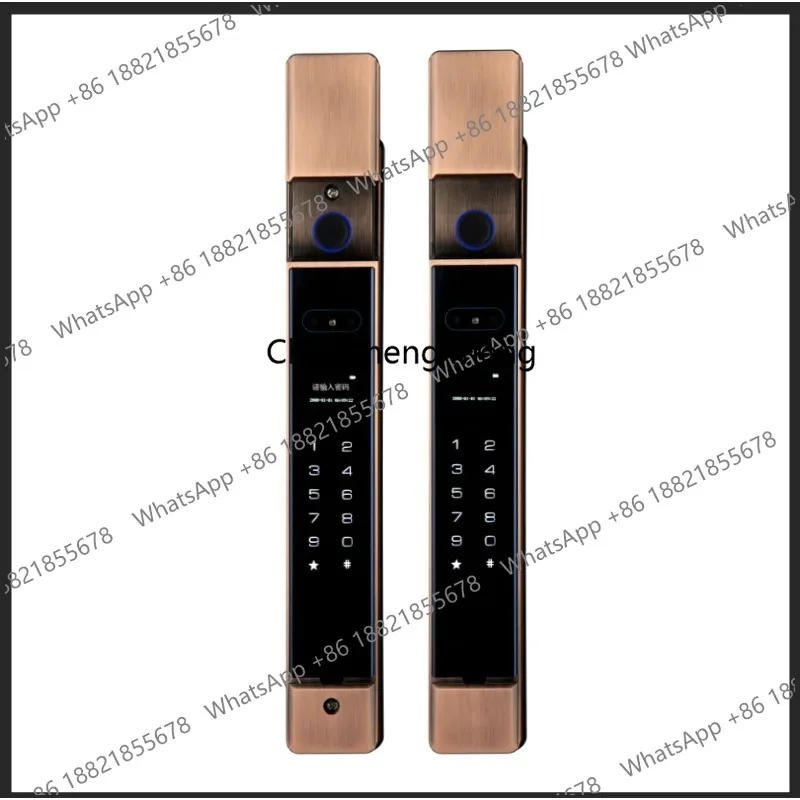Waterproof Sunprotected Fully Automatic Fingerprint Palm Vein Unlock Smart Lock  for Steel Gate Face Recognition Technology