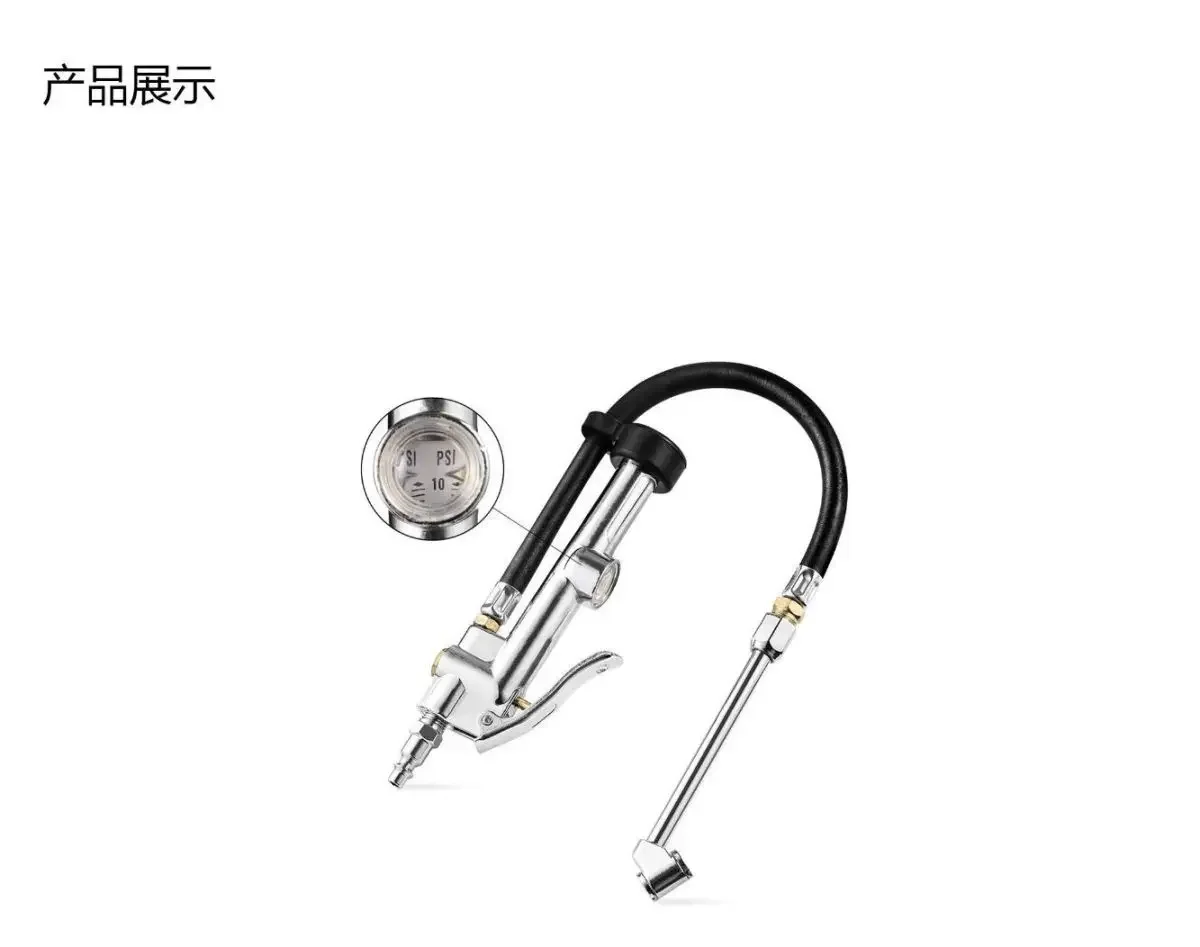Able Tire Pressure Gauge for Car Digital Display Gauge Tire Pressure Gauge Measurement Tire Pressure Portable Inflatable Gun