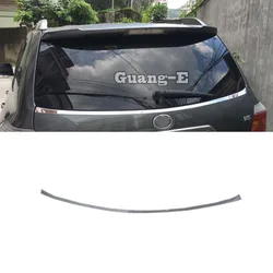For Toyota Highlander 2008 2009 2010 2011 2012 2013 2014 Rear Window Glass Trunk ABS Frame Trim Auto Exterior Accessories Stick
