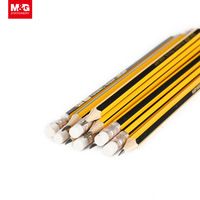 M&G Hexagonal Wooden Pencil HB with Eraser Economical Pencil