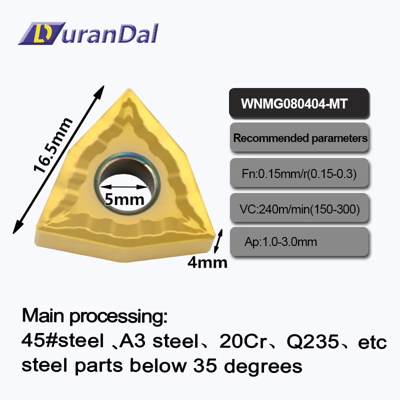 

Керамические вставки Внешние режущие инструменты WNMG 080404 WNMG 080408 MT L3000 L3003 Металлокерамическая пластина Обработка стали