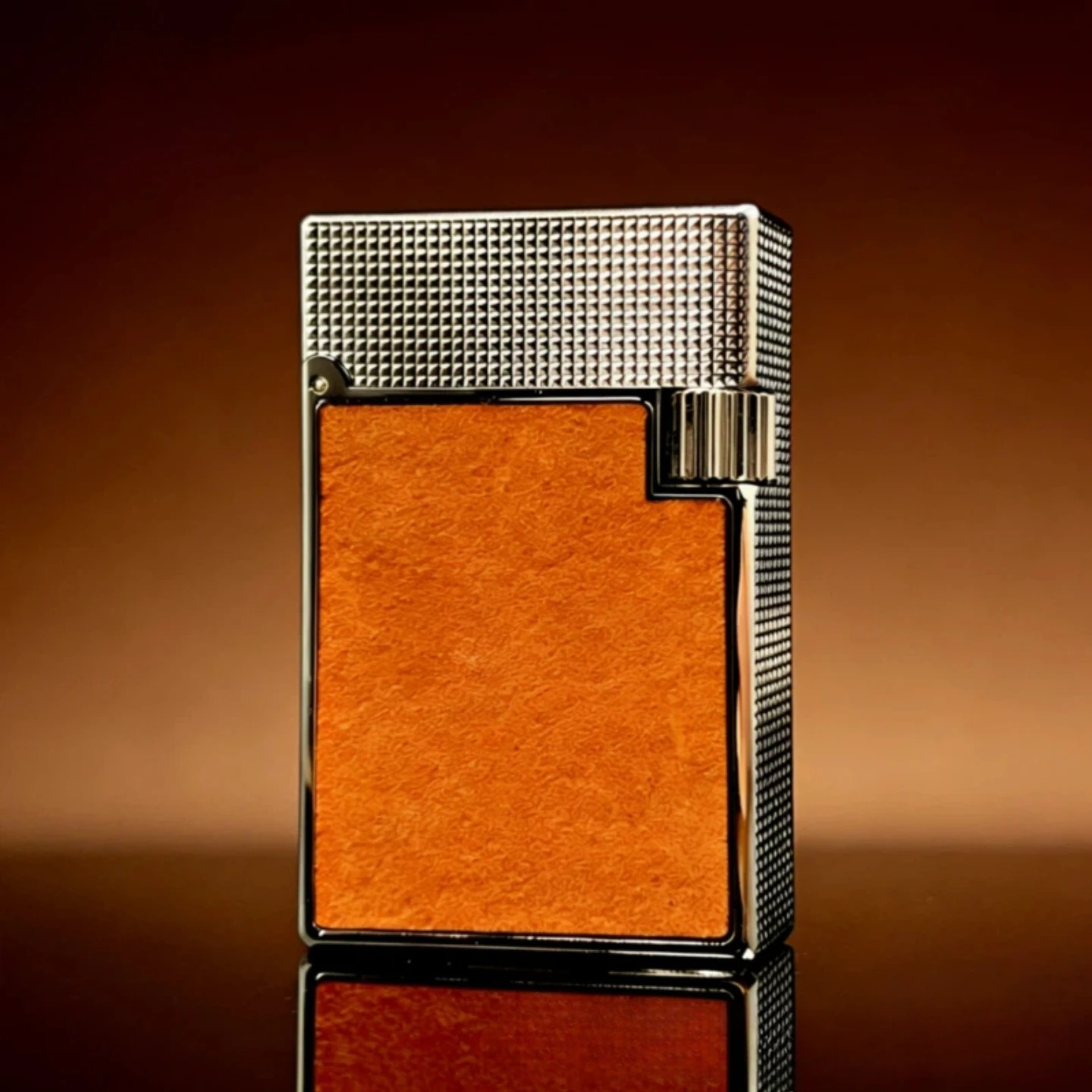 R13 Paris Nail Fog Leather Top-grain Cowhide Oil Loud-voiced Cigarette Lighter Boy Flip-top Cigarette Lighter