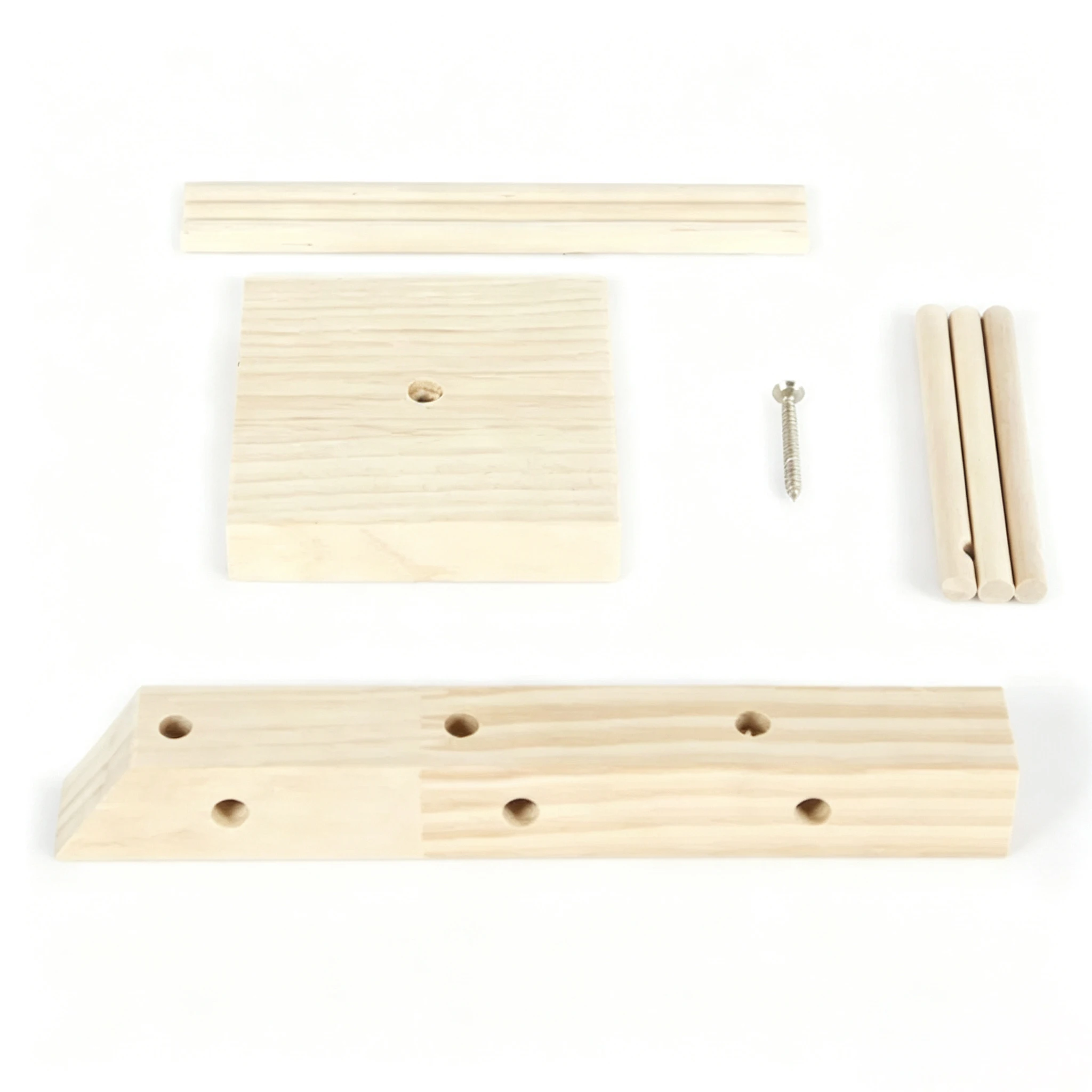 Abnehmbarer, mehrschichtiger, mehrgrößiger Holzständer zur Präsentation von Brillen, Sonnenbrillen und Schmuck. – Detail 6