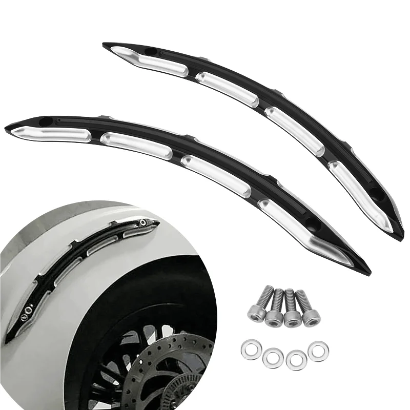 

Motorcycle CNC Rear Fender Trim Side Strut Cover Decorative Accent Strip Accessories For Indian Scout Sixty Bobber 2015-2019