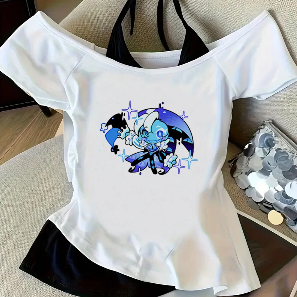 Shadow Milk Cookie cropped top shoujo harajuku cutecore y2k clearance sales vintage tshirt scene  emo cute baddie