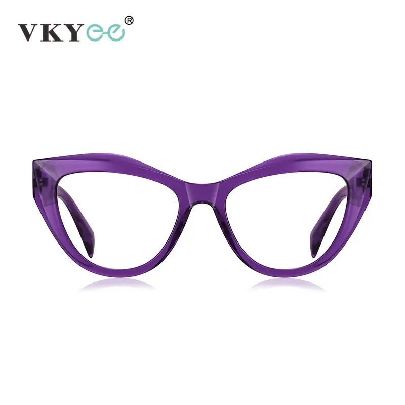 VICKY Ladies Fashion Butterfly Frame Reading Glasses Customized  Anti Blue Light Myopia Prescription Eye Glasses Women PFD2166