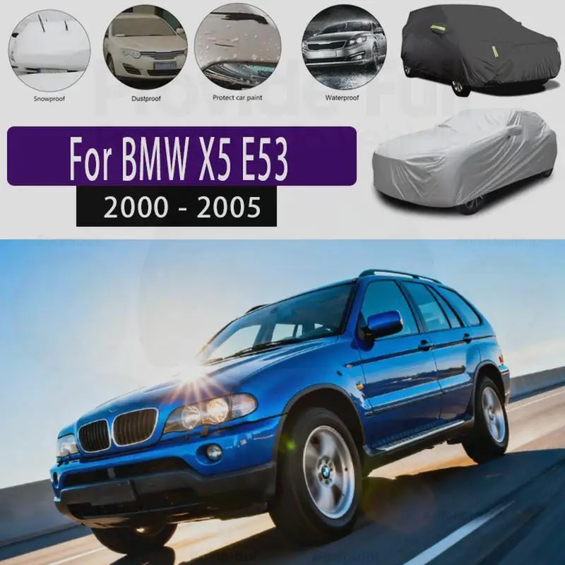 

For Outdoor Protection Waterproof for BMW X5 E53 2000 2005 Sunshade Dustproof Car Covers