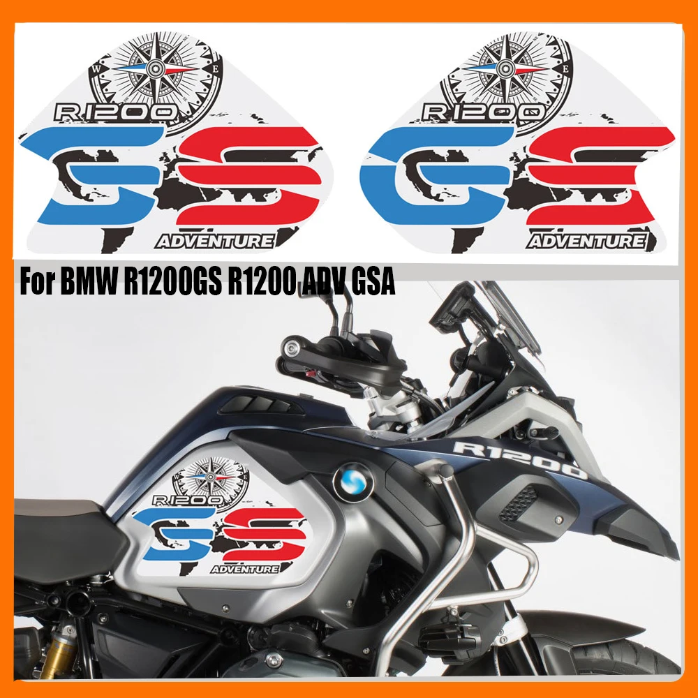 

Tank Pad Protector R 1200 GS Stickers Oil Gas Fuel Decals Adventure For BMW R1200GS R1200 ADV GSA