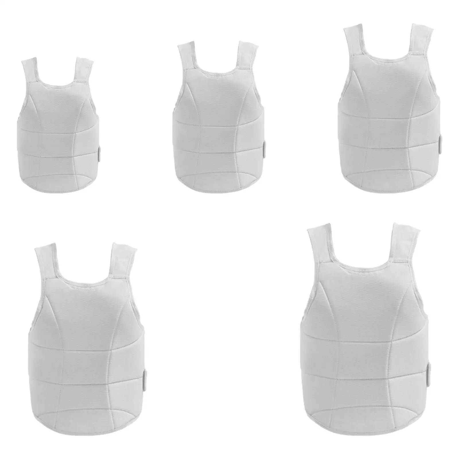 

Защита груди для каратэ, удобный практичный универсальный щит в рубчик, защита груди для каратэ, жилет для тхэквондо для тренировок спаррингов