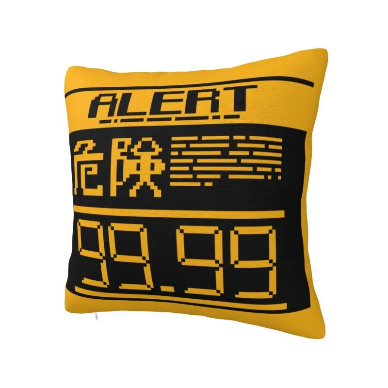 Metal Gear Solid Alert Pillow Sofa Video Game Lover Luxury Cushion Cover Soft Pillowcase