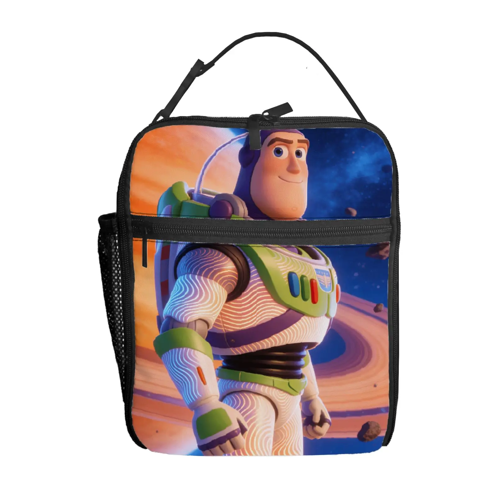 

1 шт. Сумка для ланча «История игрушек» с Баззом Лайтером, высококачественная, милая, повседневная, для вечеринок, пикников, школы, подарок для ежедневного использования