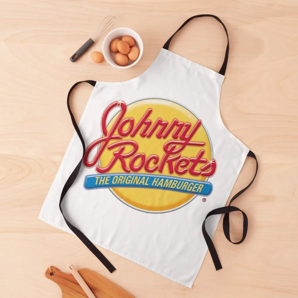 

Johnny Rockets Apron Trim Cloth Kitchen Apras Man Apron