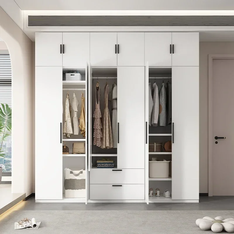 Storage Drawer Wardrobes White Organizer Foldable Simple Wardrobes Nordic Placards Ouverts Almirah for Clothes Home Furniture