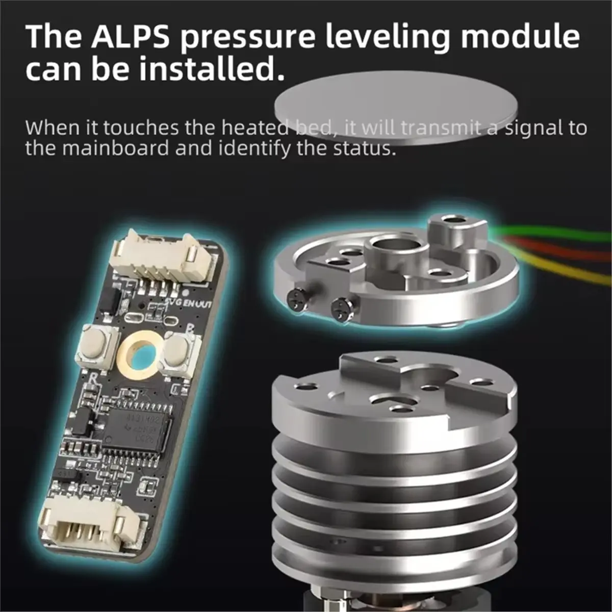 [PACK ÉCONOMIQUE] Sonde de buse de nivellement intelligent High HeatCore 4 UHF Lite ALPS pour imprimante 3D DIY Blv Vzbot Hevort