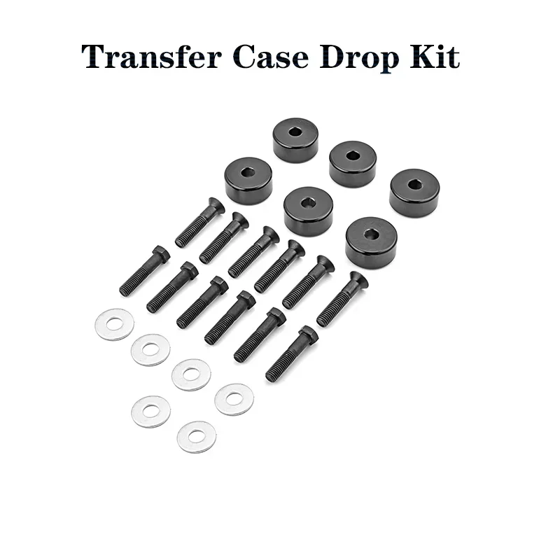 For Jeep Wrangler 87-95 YJ and 97-06 TJ/LJ Alignment Kit -Transfer Case Drop Spacers Kit Transfer Case Lowering Kit Accessories