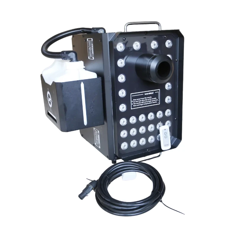 3500W Smoke Fog Jet Machine Rainproof DMX512 Fogging Machine LED RGB Air Gas Column Machine for Stage Concert Show Party Wedding