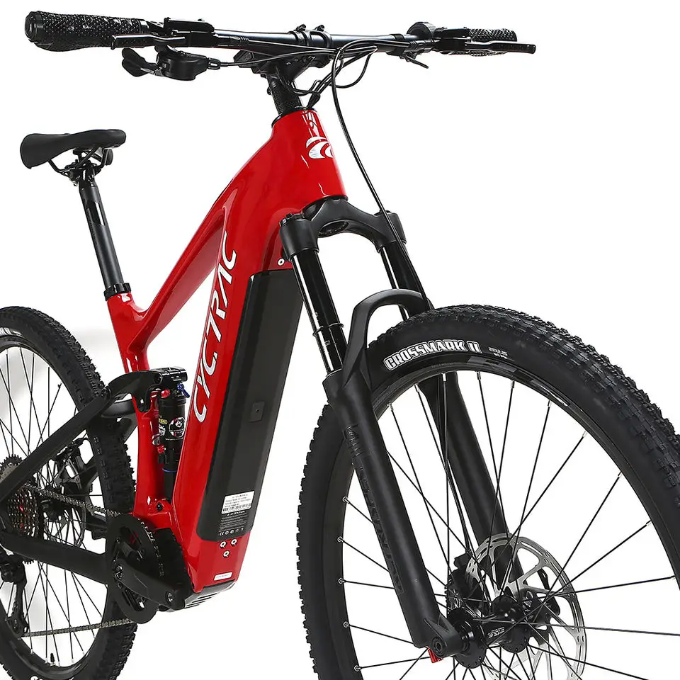 27.5/29er electric assist bike softtail mountain bike carbon frame Bafang mid torque motor emtb Lindau Electric Mountain e-Bike