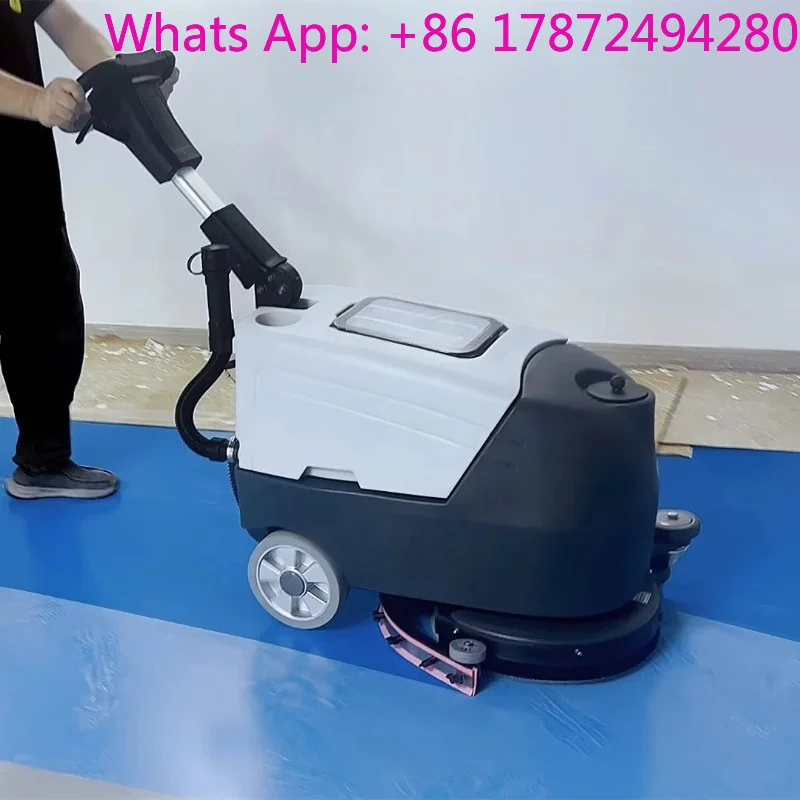 Compact Commercial Industrial Floor Washer for Automotive & Ceramic Floor