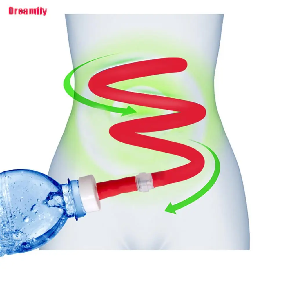 Jeringa de Enema de silicona para ducha, cabezal de limpieza Anal, tapón Anal, boquilla, grifo Gay, 25cm/50cm