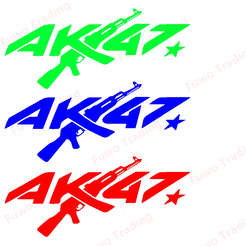 

Personality Car Sticker AK for Car Motorcycle Racing Helmet Laptop Trunk Body Car Window Surfboard Waterproof PVC Vinyl Decals