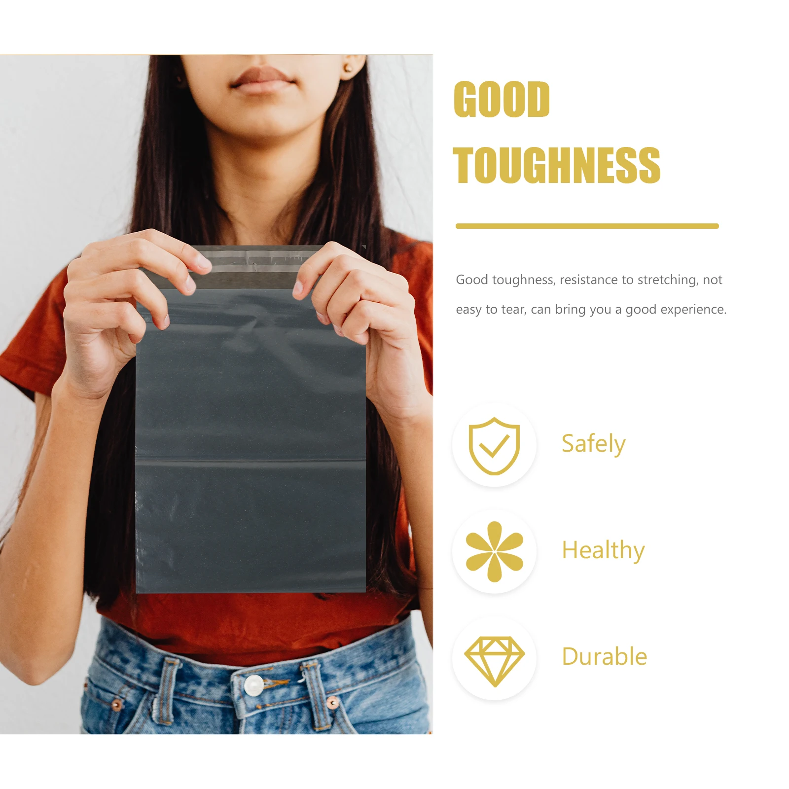 

100 шт. самоклеящиеся транспортировочные пакеты, утолщенные герметичные экспресс-упаковки, одноразовые почтовые конверты