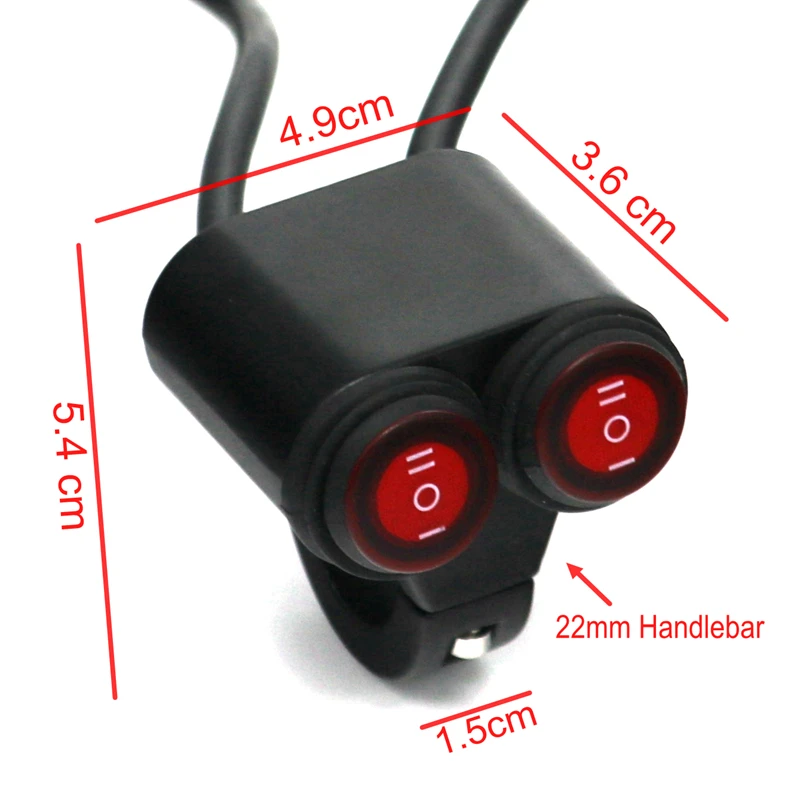 LMoDri Motorcycle Aluminum Alloy Switch 7/8\