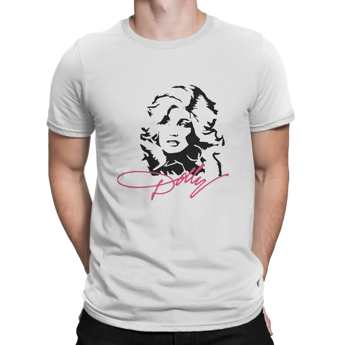 Pop Music Hip Hop TShirt D-Dolly Parton Singer Casual T Shirt Hot Sale Stuff For Men Women