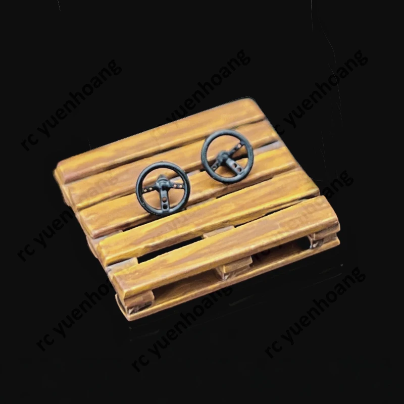 2PCS 1/64 Bilancia Modello di Auto Da Corsa Volante Piatto Profondo 3D Stampato In Resina Parti Modificate Decorazione Simulazione Scena Giocattolo