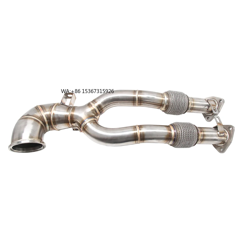 

TTRS 2.5T EVO 304 Stainless Steel Race Downpipe 3.5'' New Condition Engine Car