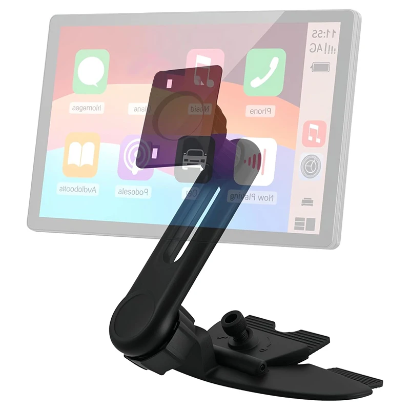 B*NEW 1PCS CD Slot Mount For Carplay Screen 17mm Ball For Cell Phone In-Car 4"-11" Monitor Android Auto Tablet CD Holder view 2
