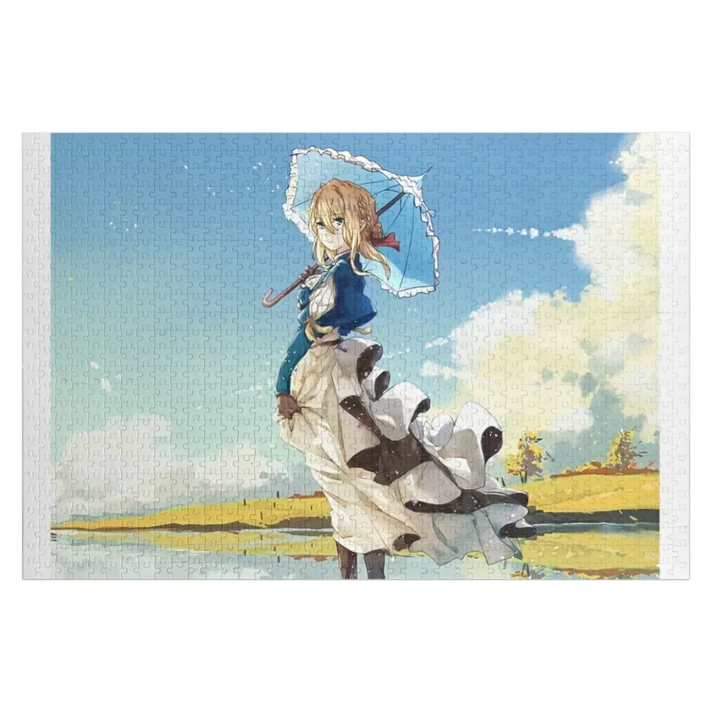 

Violet Evergarden Cute Girl Jigsaw Puzzle Custom Photo Toys For Children Puzzle