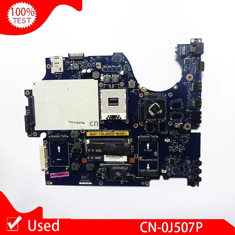 Used NAT01 LA-5153P CN-0J507P 0J507P J507P Laptop Motherboard For Dell Studio 17 1747 Main Board HD4650 PM55 DDR3