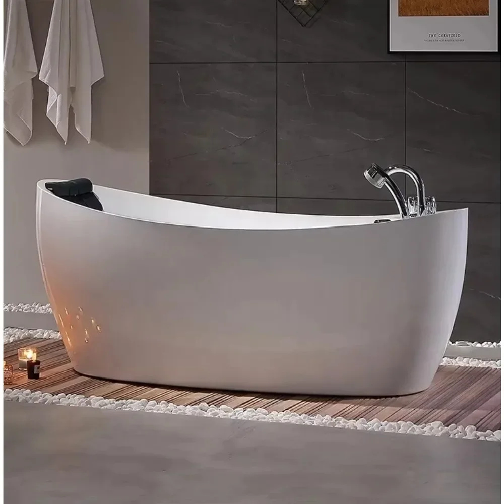 Acrylic Freestanding Soaking Bathtub With Faucet - Direct Cheap Price Bathroom Cupc Bathtub For Relaxing Immersion