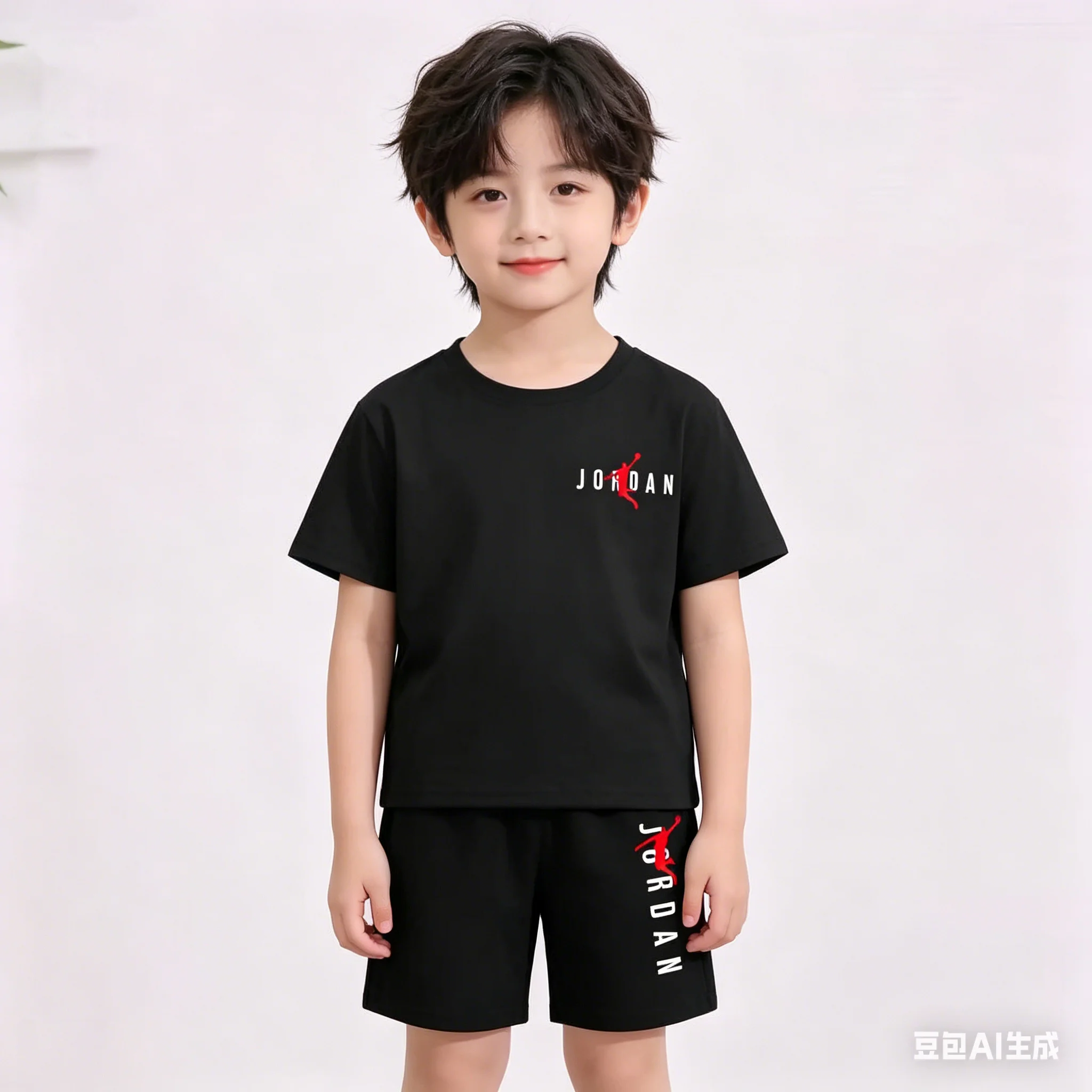 

Summer Boy Girl 3-12 Age New Model 2 Piece Set Short Sleeve+Shorts Comfortable Breathable Children Sportswear Casual T Shirt