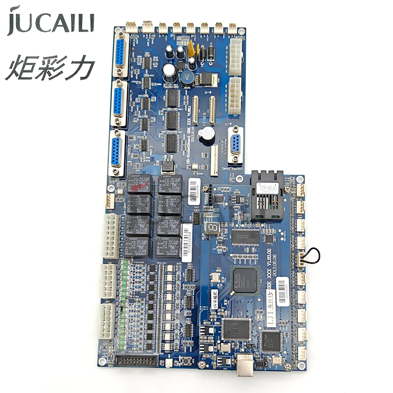 JCL หลักสําหรับ Seiko 510 35pl สําหรับ Infiniti UV Flatbed เครื่องพิมพ์ 8 หัวพิมพ์ HS ซ็อกเก็ตบอร์ด V1.83 V1.86