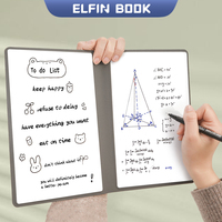 ELFIN BOOK Erasable A5 Reusable Whiteboard Notebook Includes scanned APP members to save notes for electronic storage Memo List