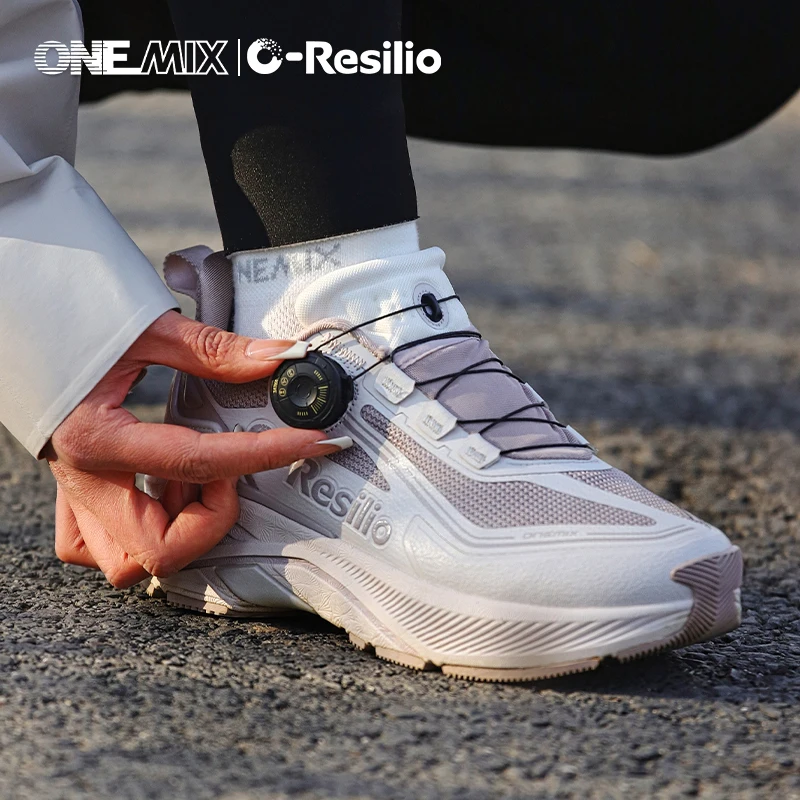 ONEMIX Sneakers da corsa per esterni Scarpe da trail elastiche da uomo Sneakers da donna leggere e traspiranti Coppia scarpe casual impermeabili