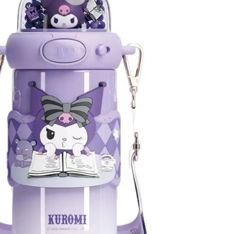 

Sanrio Hello Kitty Kuromi Cinnamon Roll Cold Drink Cup Vacuum Cup Kawaii Cartoon Anime Campus Outdoors Adult Student Portable