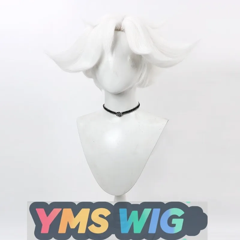 [YMS WIG] Hell Inn Angel Dust Cos Perruque Angel Dust Cuir chevelu blanc