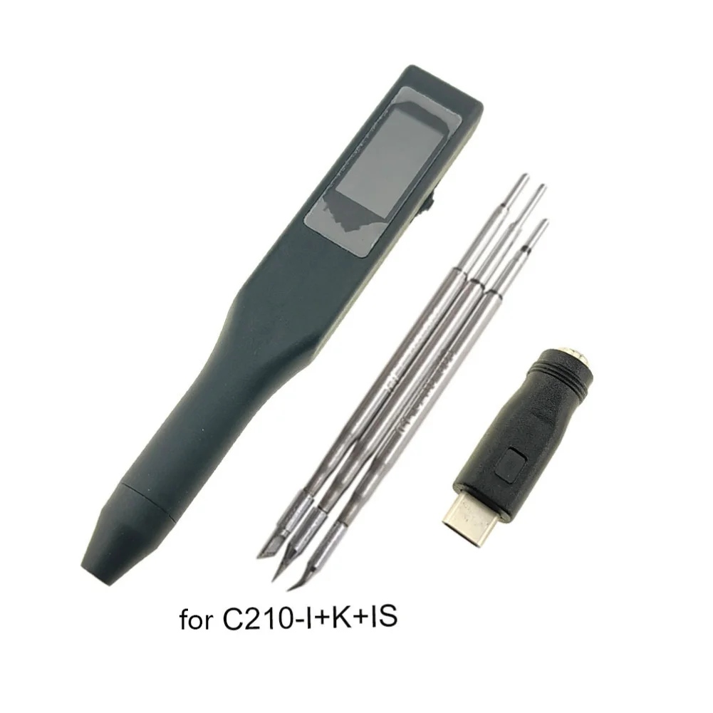 USB Electric Iron C210 Soldering Station Compact Lightweight Design Efficient Quick Heating Electric Soldering Iron