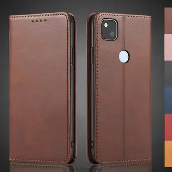 Magnetické kožené pouzdro pro Google Pixel 4A (4G 5,81 10 nejlepší prodej pouzdro pro Pixel 4a - №10