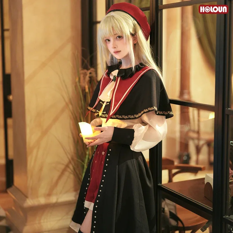 

BanG Dream Ave Mujica Аниме Wakaba Mutsumi Mortis Косплей Костюм Шаль Рубашка Юбка Шорты Шляпа Повседневная одежда Cos Conventionx; 8's, 6