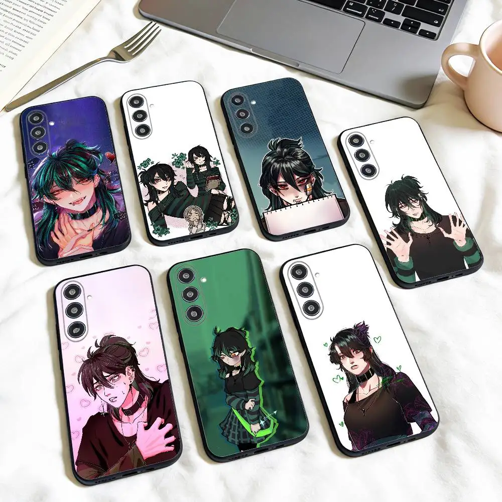 Чехол для телефона T-TkaTB T-The Kid At the Back Sol для Samsung Galaxy A73, A72, A71, A70, A53, A52, A51 и других моделей, мягкий черный корпус.