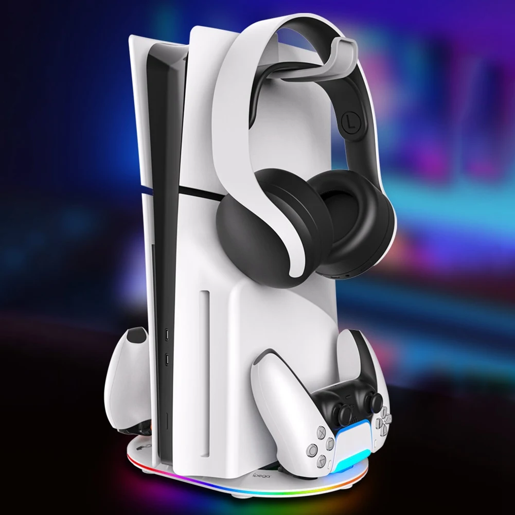 PS5Slim 게임 콘솔 범용 모델,A용 ADEGBO-향상된 ipega 게임패드 홀더