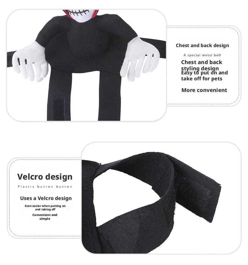 Riding Ghost Pet Costume – detail image 4